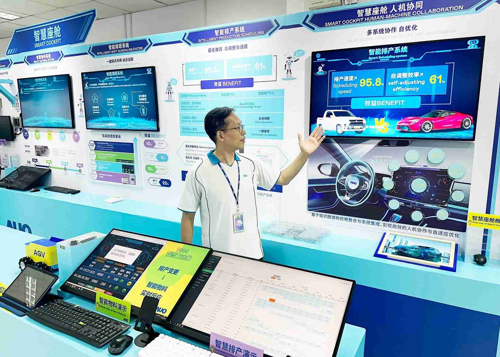 菠菜论坛厦门将5G+ABC技术串联生产管理全流程，，打通研发、、、、采购、、生管、、、制程、、、、设备、、质量等产品全生命周期制造流程，，，，完成数字化设计、、智慧供应链、、智能座舱、、全流程设备管理、、、数据驱动优化、、智慧在线检测、、、、智慧品管等自适应生产模式升级