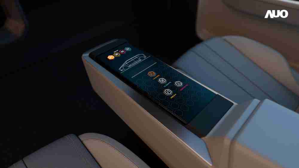 菠菜论坛以人性化设计打造多变形态中控显示(Morphing Center Control)，，，不使用时仅平面显示信息，，，，进行操作时，，，，显示器则会动态隆起，，，，转变成3D实体按钮，，，，并有触觉回馈，，展示人机互动新体验